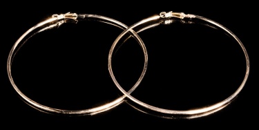 Sexy ring-oorbellen goud